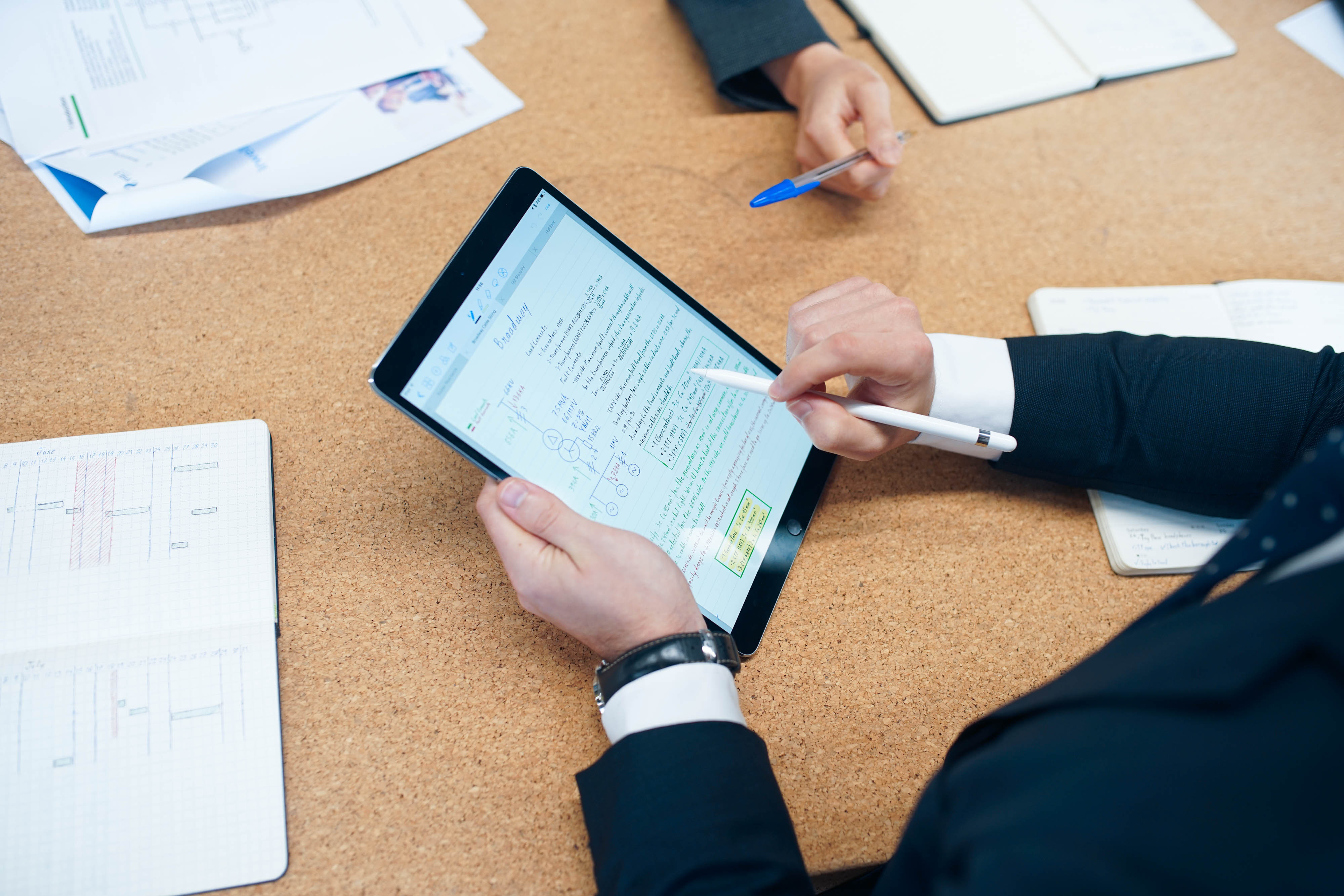 Man with iPad