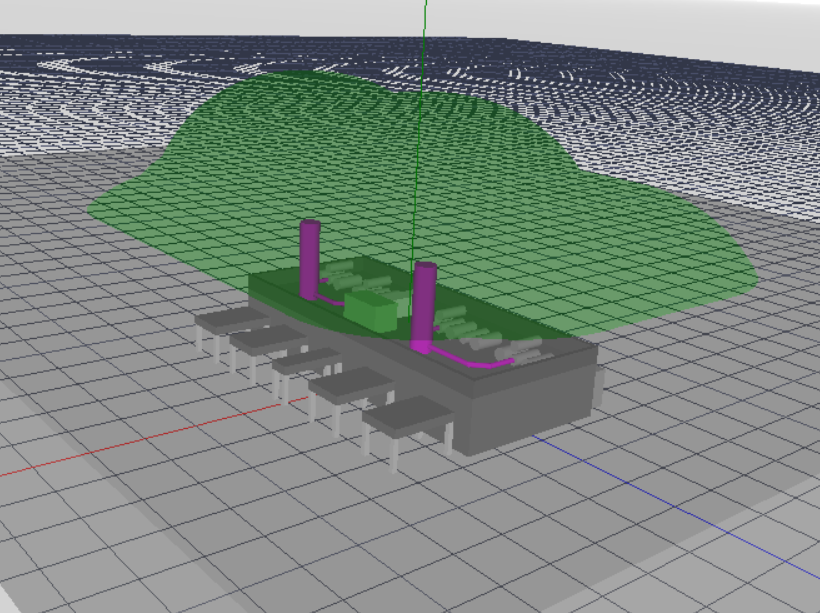 3D model of circuitboard
